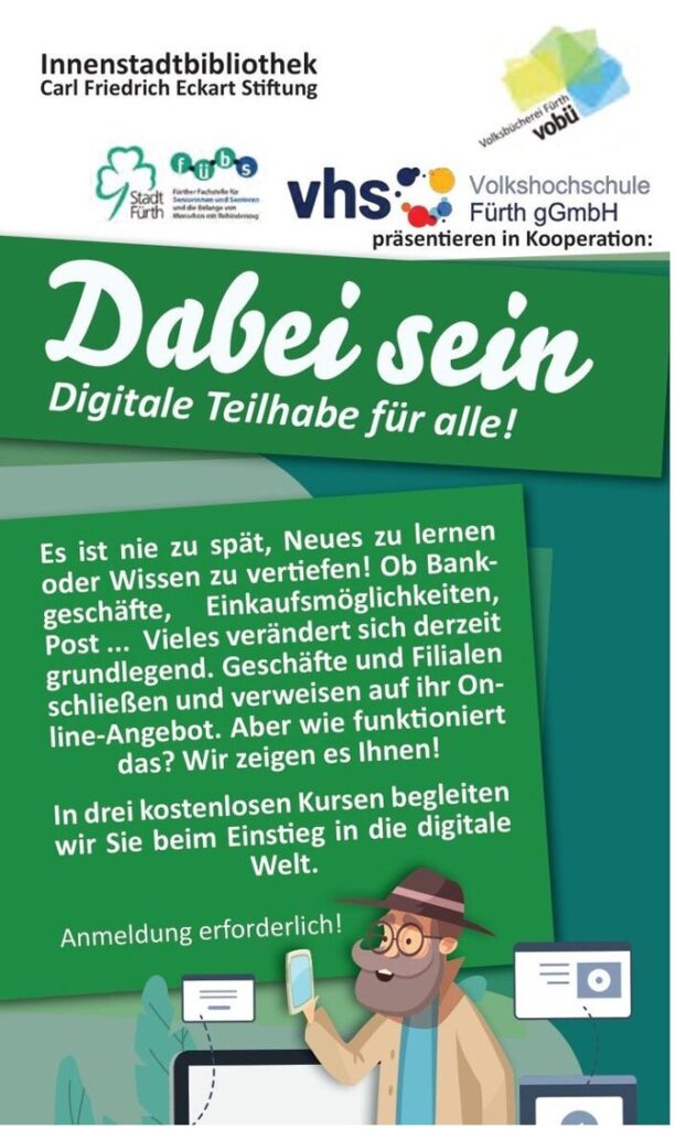 Flyer vom Kurs Dabei sein